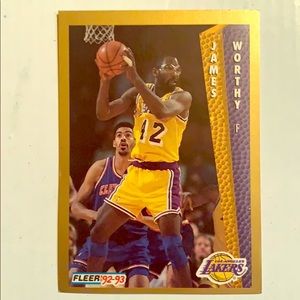 James Worthy Lakers card